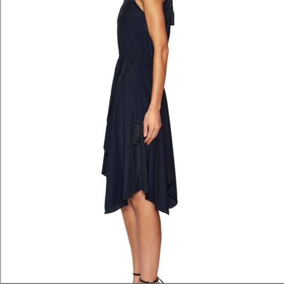 $395 CALYPSO ST BARTH Sarah Asymmetrical Relaxed Fit Modest Midi Dress - Picture 4 of 14
